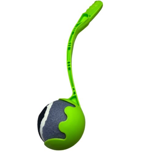 PrincePet zöld kutyajáték labdahajító labdával